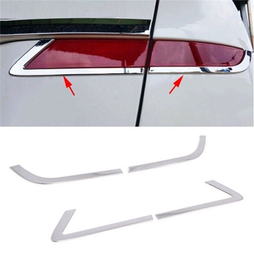 4Pcs Rear Tail Lamp Light Molding Cover Trim Silver For Hyundai Tucson 2019-2021