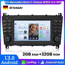Für Mercedes Benz C-Klasse W203 CLK 209 7'' Autoradio GPS Navi DAB+ RDS Carplay Für Mercedes Benz C-Klasse W203 CLK 209 7'' Autoradio GPS Navi DAB+ RDS Carplay
