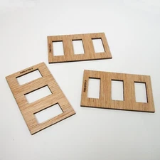 Plywood Servo Mounting Plate Tray for Three FMS-3104 Servo,  3 pcs USA