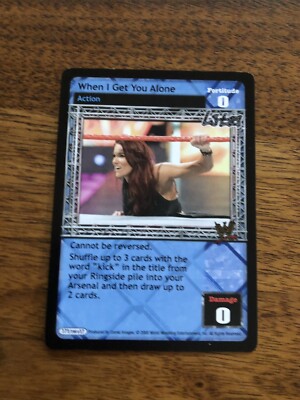WWE Raw Deal When I Get You Alone V17 Lita Rare
