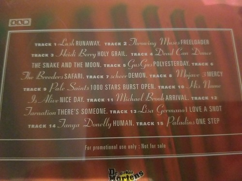 Dr Martens Shoe Pie Music CD Promotional Electronic Indie Rock Compilation - Imagen 3 de 5