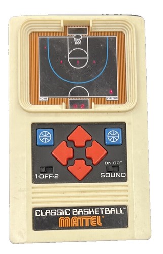 Vintage 1982 Mattel Burgertime LCD Electronic Hand Held Video Game