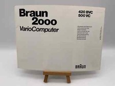 Braun Vario Computer 2000 420BVC, 500VC Manuale di Istruzioni Italiano