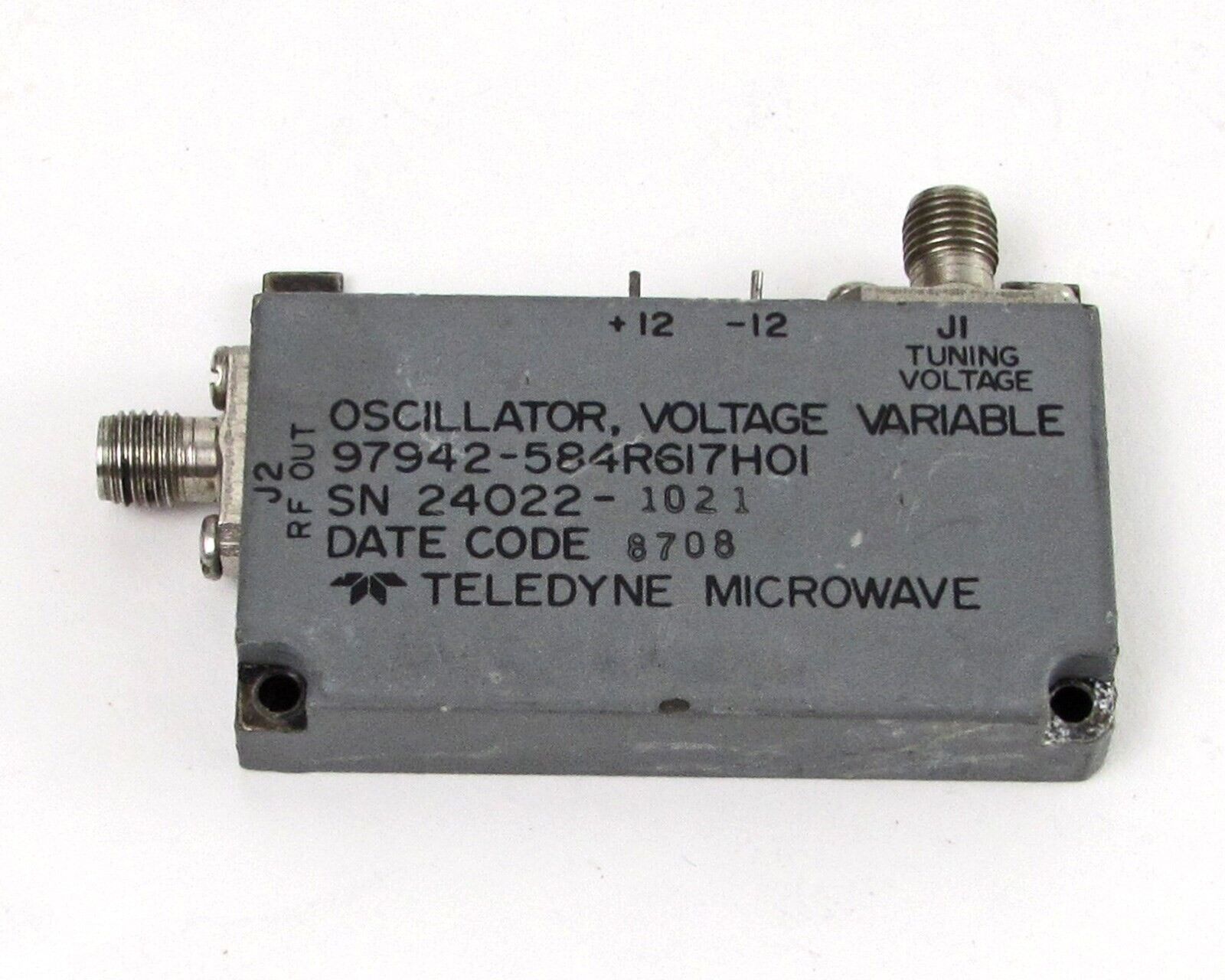 Teledyne 584R617H01 Variable Voltage Oscillator - SMA Female Nieuw lage prijs