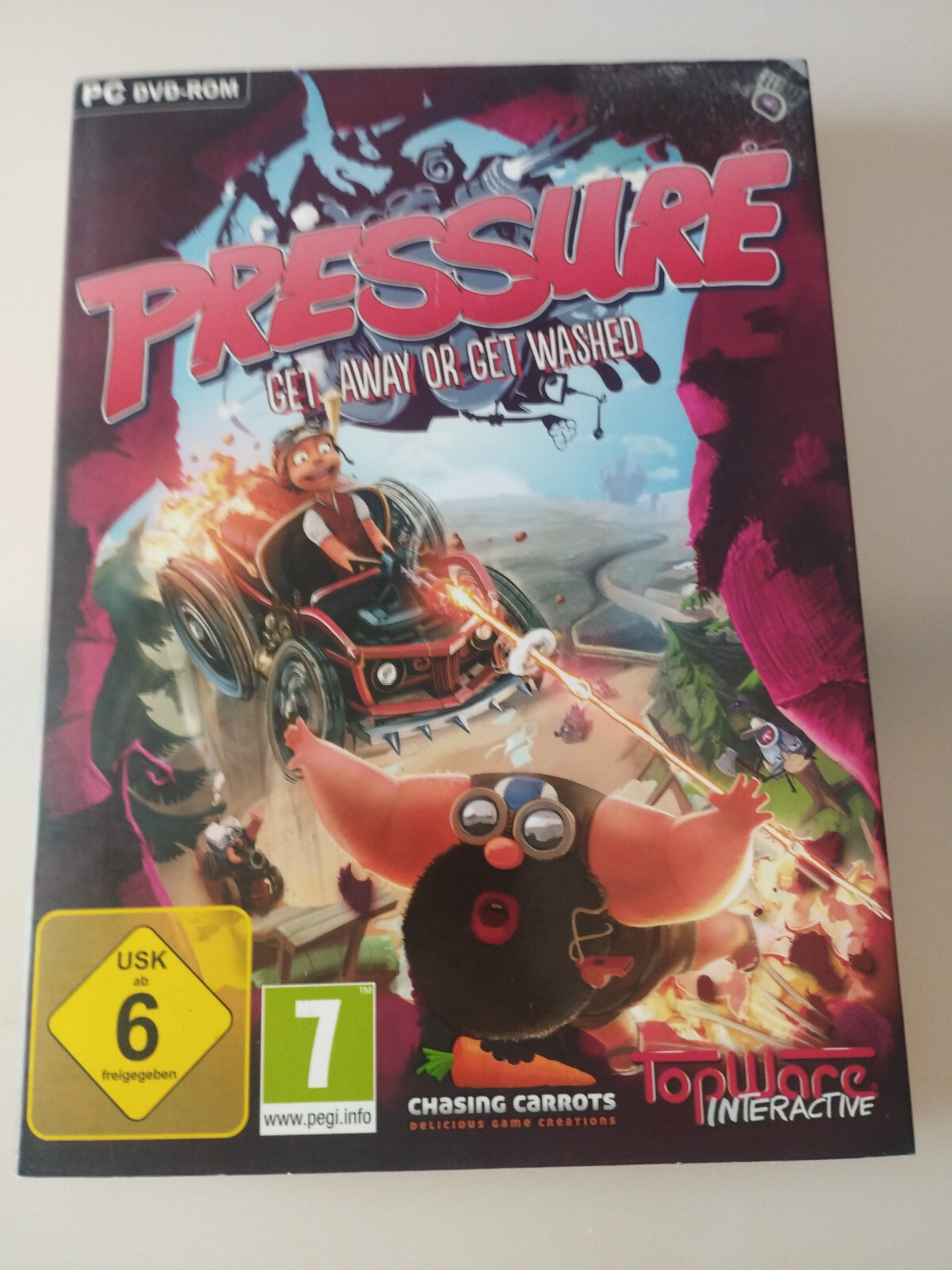 Pressure Get Away Or Get Washed - Juego Para PC DVD-Rom Edicion España Am