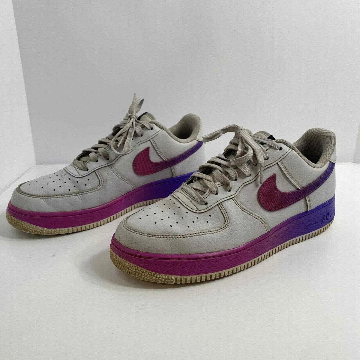 Nike Air Force 1 Low Gradient Vast Grey Hyper Grape 2019 Size 10