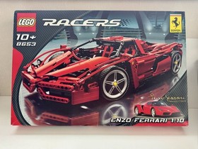 LEGO Racers Enzo Ferrari 8653 1:10 Unbuilt Rare 2005