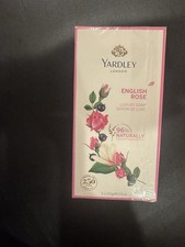 Yardley London English Rose Luxury Soap 3x100g 3.5oz Pack of 3 New Sealed