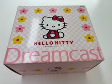 works fine SEGA Dreamcast Hello Kitty Pink Skeleton Console HKT-3000 Tested box