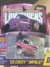 MGA 1/64 Car Tuned ,'59 CHEVY* IMPALA" #2 , Lowrider Serie 1