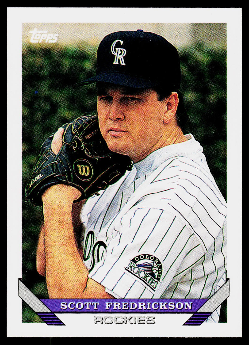 Scott Fredrickson, 1993 Topps, #489, Colorado Rockies, RC