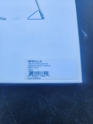 Apple iPad Mini Smart Cover MF061LL/A - Pink NEW - Picture 3 of 3