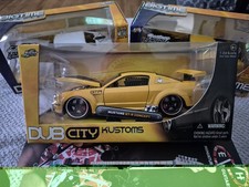 Jada Toys Dub City Kustoms Ford Mustang GTR Concept Blue W/white