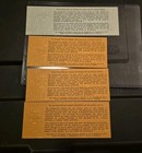 Woodstock 1969 Unused Set Of 4 Tickets Never Used Mint Rare — photo 6