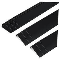 Pcs 3 x 1 x 36 Inches Wall Corner Protector Guards, 1 x 3 x 36 Inches 10 Black
