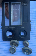 1967 1968 Amc American Motors Rebel Ambassador Car Radio Face Tune Bezel Knobs