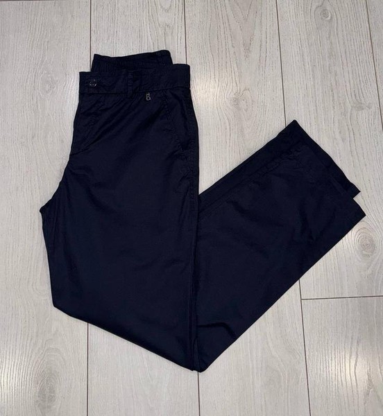 Women Bogner Trousers Navy Cotton 38 / M / 46