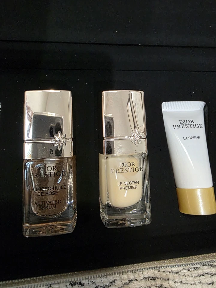 Dior Prestige Gold Piano VIP Member Gift Travel Set 7pc New In Box Authentic - Image 4 of 4