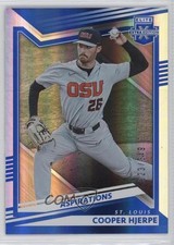 2022 Panini Elite Extra Edition Aspirations Blue 323/349 Cooper Hjerpe #22 0q0