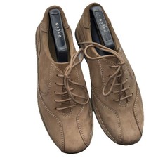  Dr Scholls Shoes Mens 6/39 nubuck  Lace Up Brown Leather Size exc