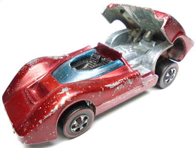 1969 HOT WHEELS HW REDLINE MCLAREN M6A RED 1:64 DIECAST 2 1/2