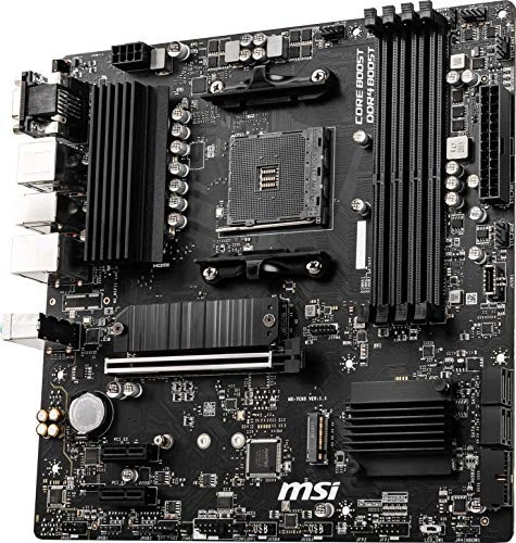 MSI B550M PRO-VDH AMD Ryzen 5000/4000G/3000 Series Processor Compatible Socket A - Image 4 of 4