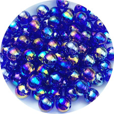 1800 PCS 4Mm Acrylic round Beads Clear AB Colors Bubble Spacer Beads Loose Craft