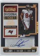 2023 Panini Contenders Rookie Divisional Ticket /99 Calijah Kancey #204 Auto 7g8