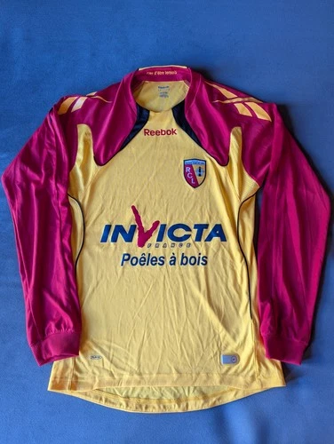 RC Lens 2010/2011 Reebok Home Shirt Mens Small L/S
