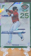 2025 Panini Prospect Edition - Gavin Fien #134 Blue Prizm /149 (RC) Texas