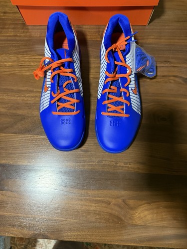 Nike Vapor 12 Hypersmash Racer Blue/Pure Platinum/Safety Orange Size 11.5 Retro - Picture 5 of 12