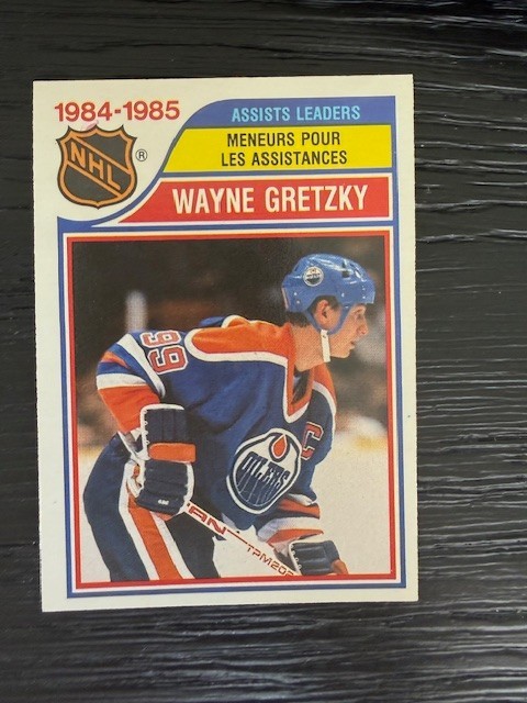 1985 O-Pee-Chee #258 Oilers Wayne Gretzky MT