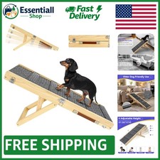 Enhanced Stability Pet Ramp for Sofa - Adjustable Foldable, Non-Slip Surface