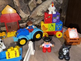 Lego DUPLO 10615 My First Tractor 100% Retired PLUS MORE CUSTOM FARM - 50Pcs.