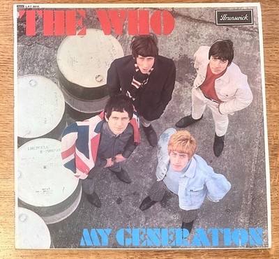 THE WHO - My Generation - LP 1965 BRUNSWICK MONO 1st Press 1B/1B EX/VG+