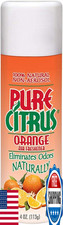 Pure Citrus Spray 4 Oz Air Freshener Orange Pack of 6