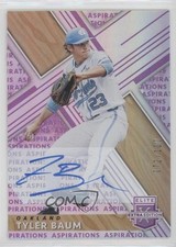 2019 Panini Elite Extra Edition Aspirations Purple /100 Tyler Baum #66 Auto 3pb