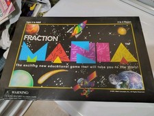 VINTAGE 1997 FRACTION MANIA GAME RARE HTF EDUCATIONAL SEALED NIP