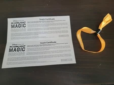 DVC Moonlight Magic gold wristband and snack vouchers