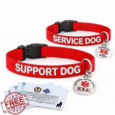 ALL ACCESS CANINE Service Dog ESA Collar Metal ID Tag Heavy Duty