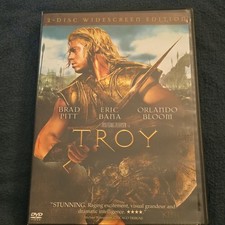 Troy Brad Pitt Eric Bana Orlando Bloom Warner Bros DVD Widescreen 2-Disc Set