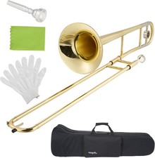 Professional Student Musical Instrument B Flat Alto Brass Trombone for Beginners
