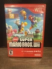 Super Mario Bros. Wii Nintendo Wii (2009) Complete w/ Manual CIB