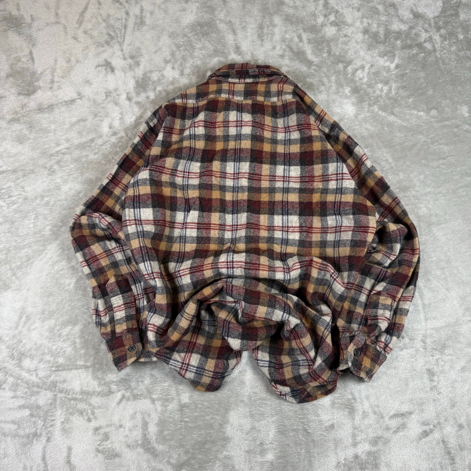 Vintage 60s Pendleton Button Down Wool Shirt Flan… - image 2