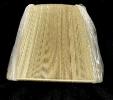 Monter Lite Pale Gold Silk String Clip-On Empire SB Mini shade 3x5x4   Qty. 1