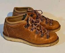 Vintage Banner Tram Line Hiking Boots Sz 11 EE 54302