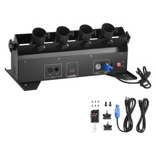 Electric Confetti Cannon Machine, High Output 4-Shot Confetti Launcher, DMX512,