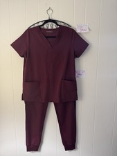 Mandala Burgundy/ Wine Scrub set Small Tall