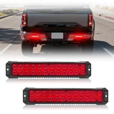 24 LED Red Trailer Brake Tail Light Bar Strip, Stop Parking Marker Tail Light...