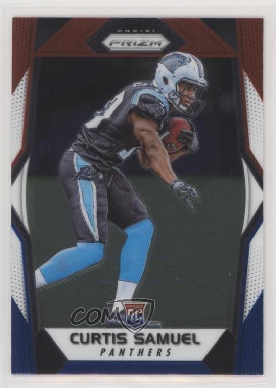 2017 Panini Prizm Rookies Red White & Blue Prizm Curtis Samuel #221 1u6